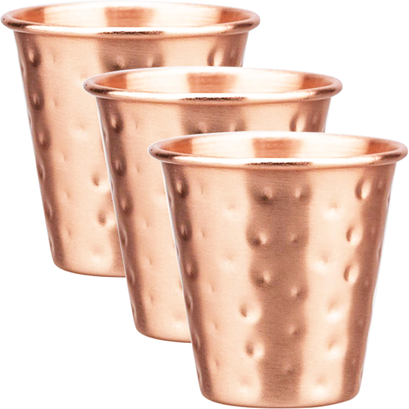 3Pcs New 60ml 100% Copper Cups - đánh giá và giá Copper Cocktail Mug
