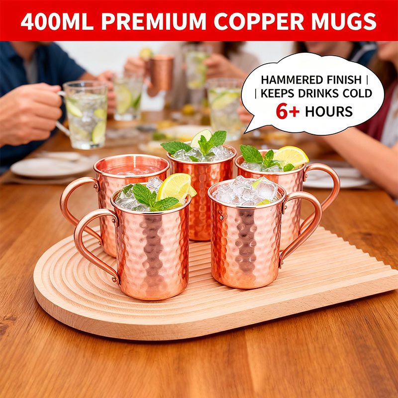 New 100% Copper Cups Pure Soli - đánh giá và giá Copper Cocktail Mug